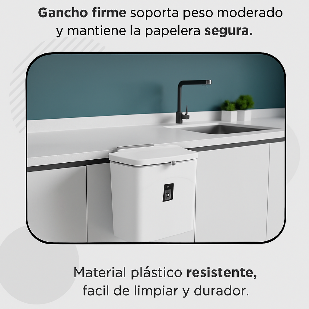 🗑️ ¡Di Adiós al Desorden! | Papelera Colgante