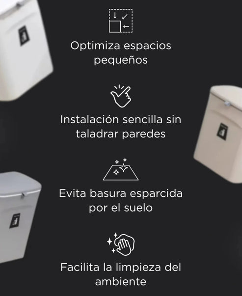 🗑️ ¡Di Adiós al Desorden! | Papelera Colgante