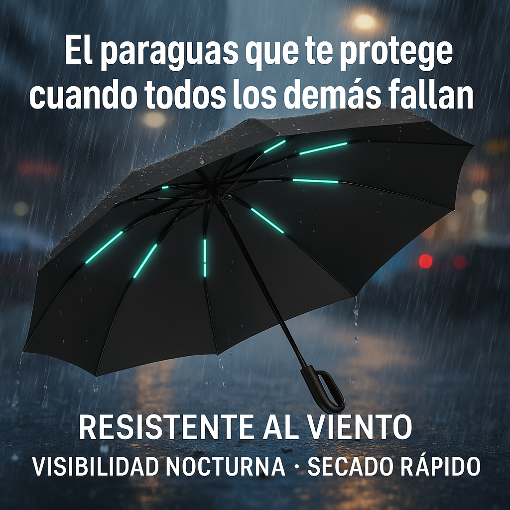 UltraDrop™ – Paraguas Compacto de Alta Durabilidad
