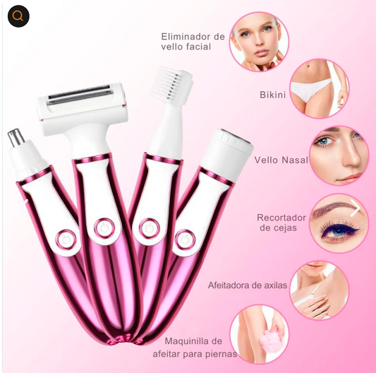 Depiladora Eléctrica 4 en 1 KM-6713