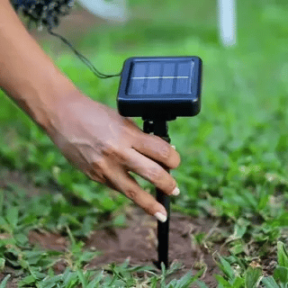 Luces Led con panel solar