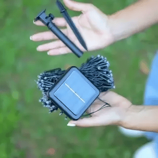 Luces Led con panel solar